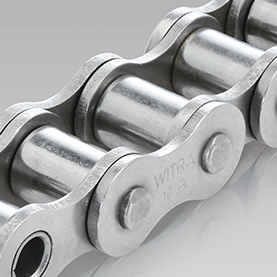 Roller Chains & Straight Side Plate Roller Chains in Stainless Steel (ISO 606)